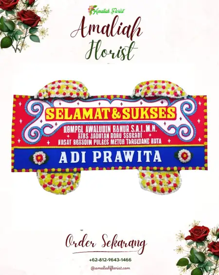 Papan Bunga Ucapan Selamat Penantian